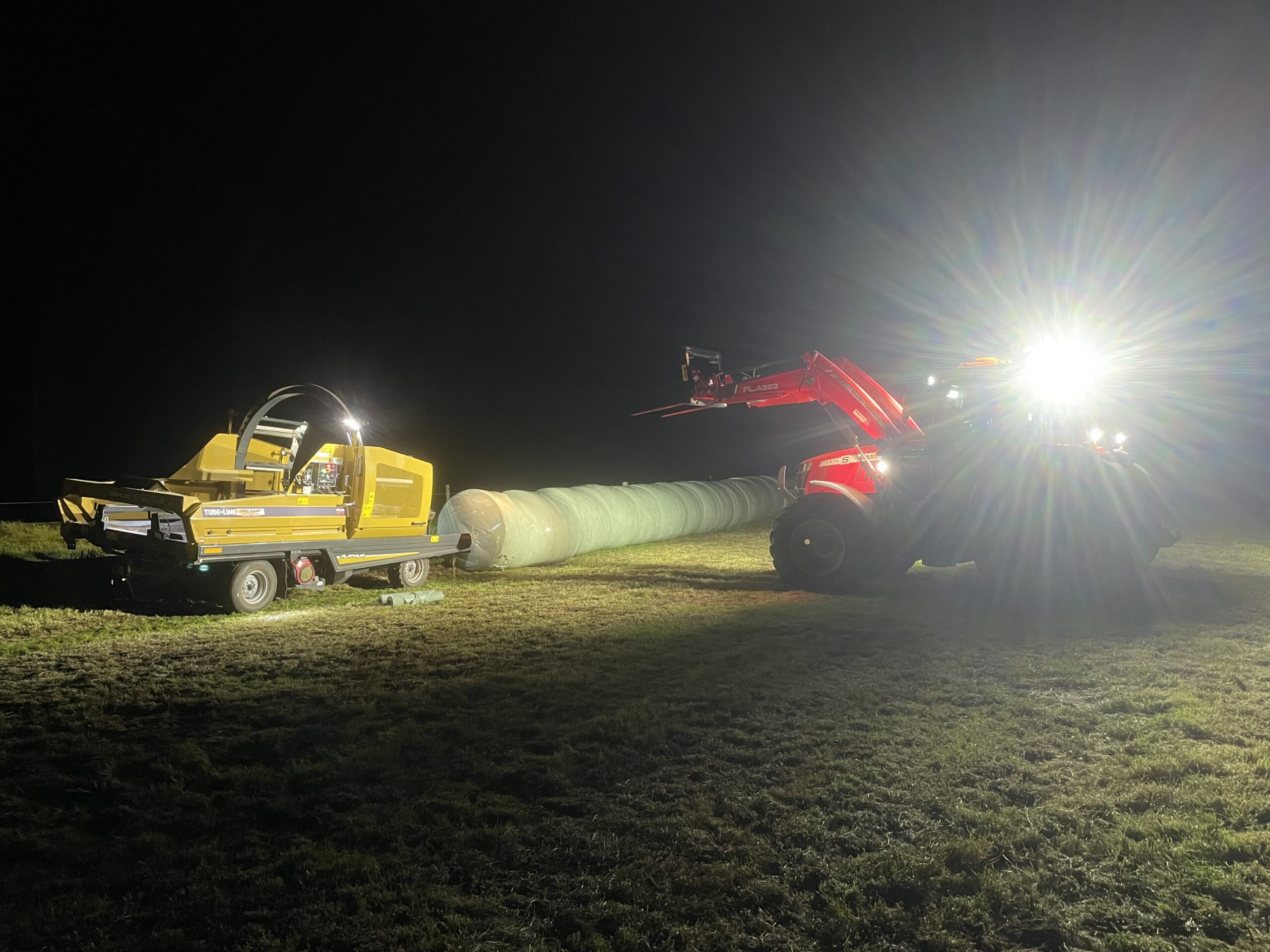 Silage services baling Webber & Chivell AG Services in Southwest Victoria